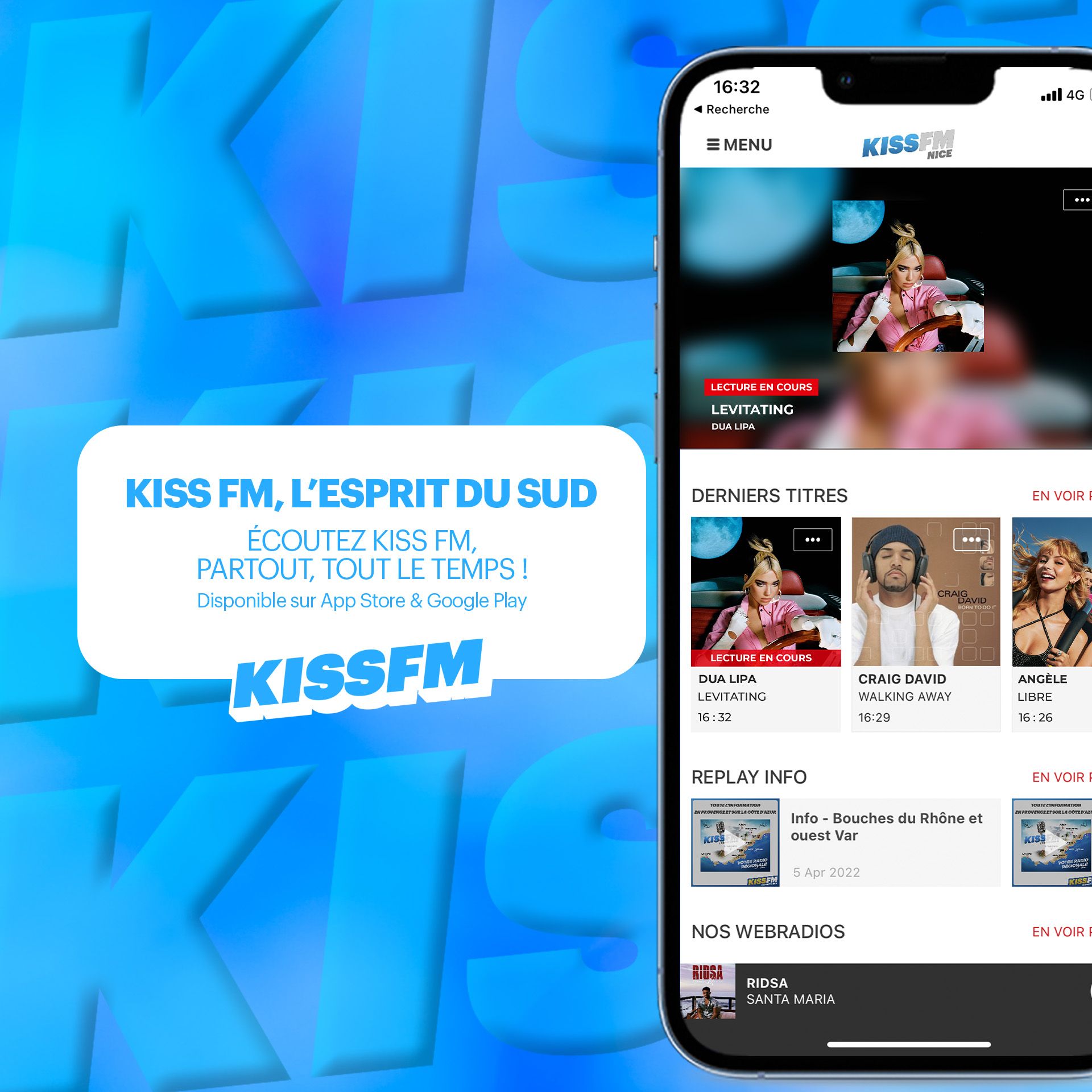 APPLICATION KISS FM