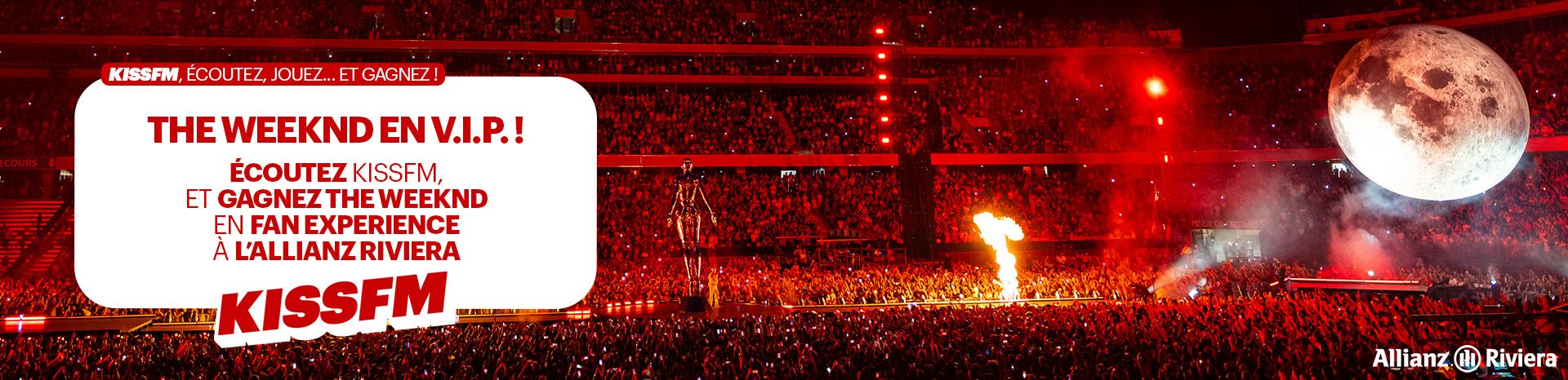 Gagnez la Fan Experience The Weeknd à l’Allianz Riviera !