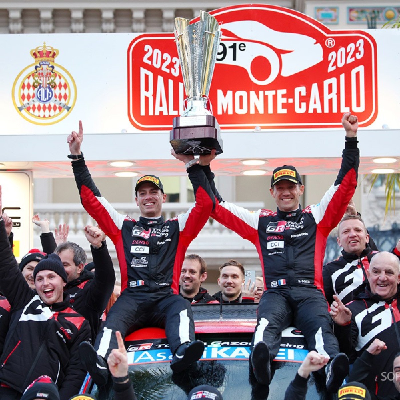 Sébastien Ogier, vainqueur du Rallye MonteCarlo Kiss FM